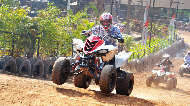 Enjoy 700cc ATV Yamaha Raptor in Lonavala